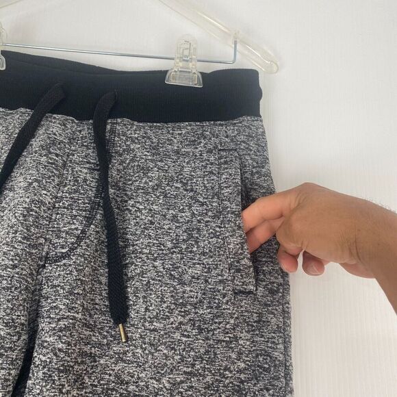 Southpole Joggers Men Size M Gray Marled Sweatpants Drawstrings Pockets Comfort - Picture 4 of 16